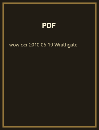OCR Wrathgate (2010-05-19)